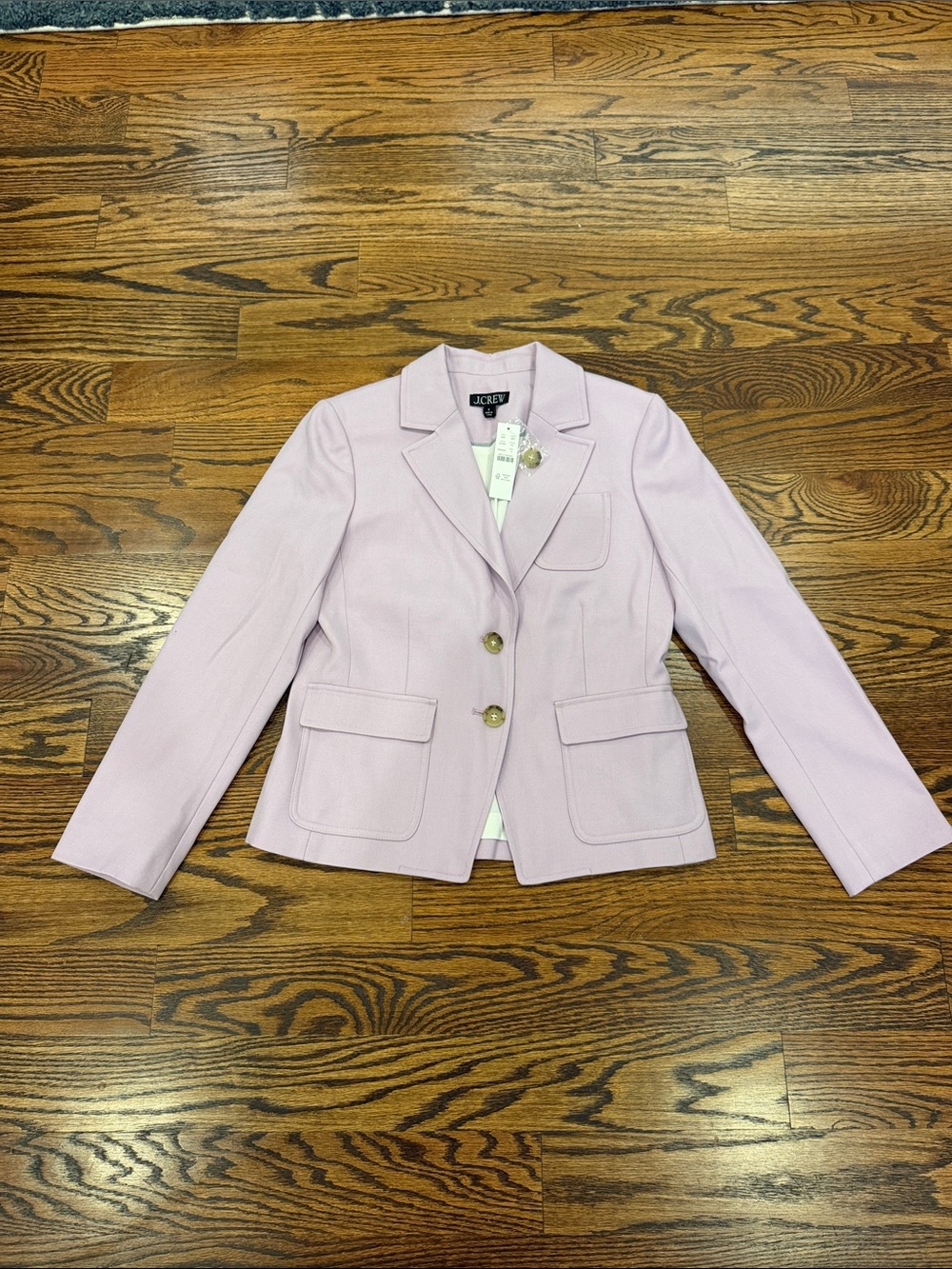 J. Crew Women's Lavender Tailored Blazer Size 0 New With Tags